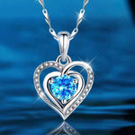 Collier Pendentif Cœur Argent 925