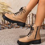 Bottines Style Rangers À Lacets