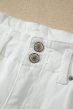Jean Large Taille Haute Deux Boutons