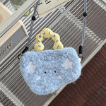 Sac Bandoulière Peluche Motif Cartoon