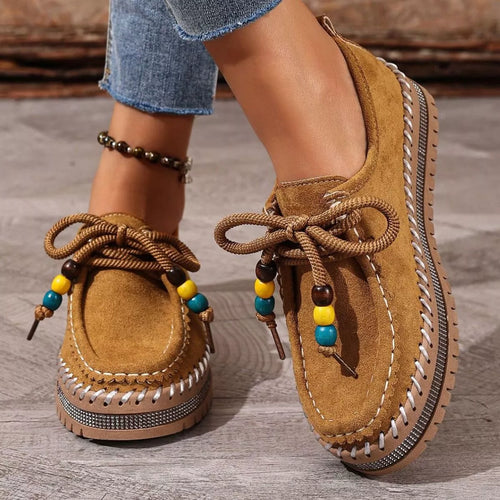 Mocassins Bout Rond Plateforme