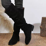Bottes Souples Plissées Hautes