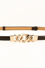Ceinture Fine Simili Cuir