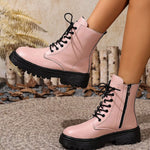 Bottines Style Rangers À Lacets