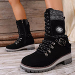 Bottines Style Rangers À Lacets