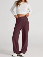 Pantalon Large Taille Haute