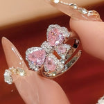 Bague Nœud Zircon Croisé