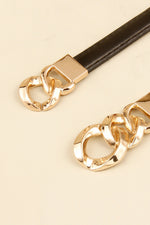 Ceinture Fine Simili Cuir