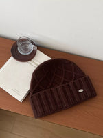 Bonnet Douillet En Laine Tricotée