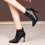 Bottines Bout Pointu Talon Aiguille