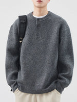 Pull Boutonné Bord-Côte Homme
