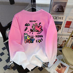 Sweatshirt Léger Coupe Ample Femme — Pullover d'Automne Design Unique (8 Coloris)