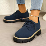 Mocassins À Lacets Plateforme