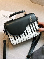 Sac Bandoulière Motif Touches De Piano