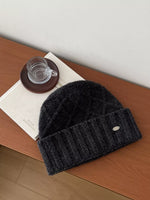 Bonnet Douillet En Laine Tricotée