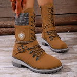 Bottines Style Rangers À Lacets