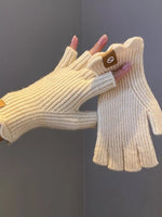 Gants Tricotés Sans Doigts