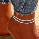 Bracelet de Cheville Argent 925