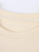 Ensemble Sweat Col Rond Fleuri & Pantalon Évasé Côtelé Enfant