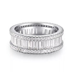 Bague Zircon Argent 925 - Pierre Ronde