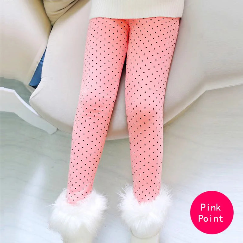 Legging Chaud Fille - Coton Imprimé