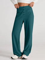 Pantalon Large Taille Haute