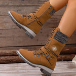 Bottines Style Rangers À Lacets