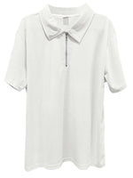 Polo Zippé Manches Courtes Homme