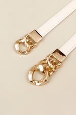 Ceinture Fine Simili Cuir