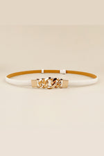 Ceinture Fine Simili Cuir