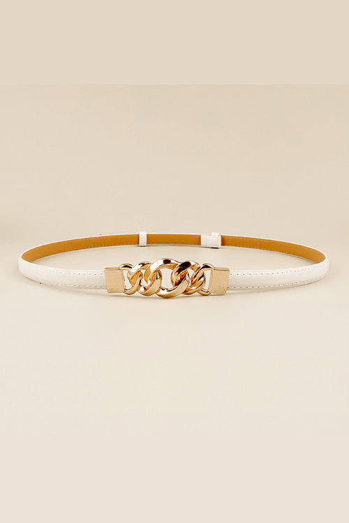Ceinture Fine Simili Cuir