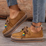 Mocassins Bout Rond Plateforme
