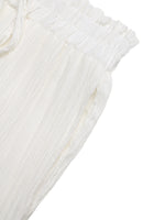 Pantalon Large Liseré Dentelle