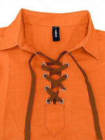 Chemise Liquette en Lin à Col Lacé — Style Riviera & Élégance Évasion