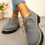 Mocassins À Lacets Plateforme