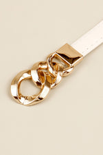 Ceinture Fine Simili Cuir