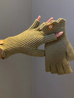 Gants Tricotés Sans Doigts