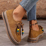 Mocassins Bout Rond Plateforme