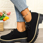 Mocassins À Lacets Plateforme