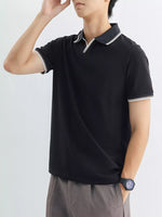 Polo Casual Coupe Slim Rayé Homme