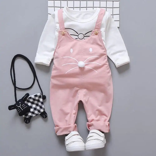 Ensemble 3 Pièces Coton Fille - Imprimé Coloré