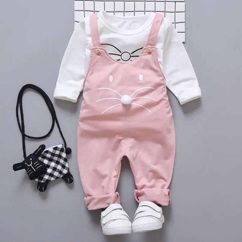 Ensemble 3 Pièces Coton Fille - Imprimé Coloré