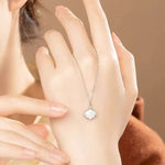 Collier Coquillage Zircon Argent 925