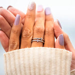 Bague Double Anneau Croisé
