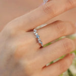 Bague Zircon Serti Étoile