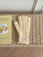 Gants Chauds Tricot Torsadé