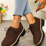 Mocassins À Lacets Plateforme