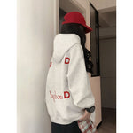 Sweat à Capuche Oversize Minimaliste – Style K-Pop & Kawaii Streetwear