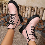 Bottines Style Rangers À Lacets