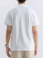 Haut Boutonné Manches Courtes Homme